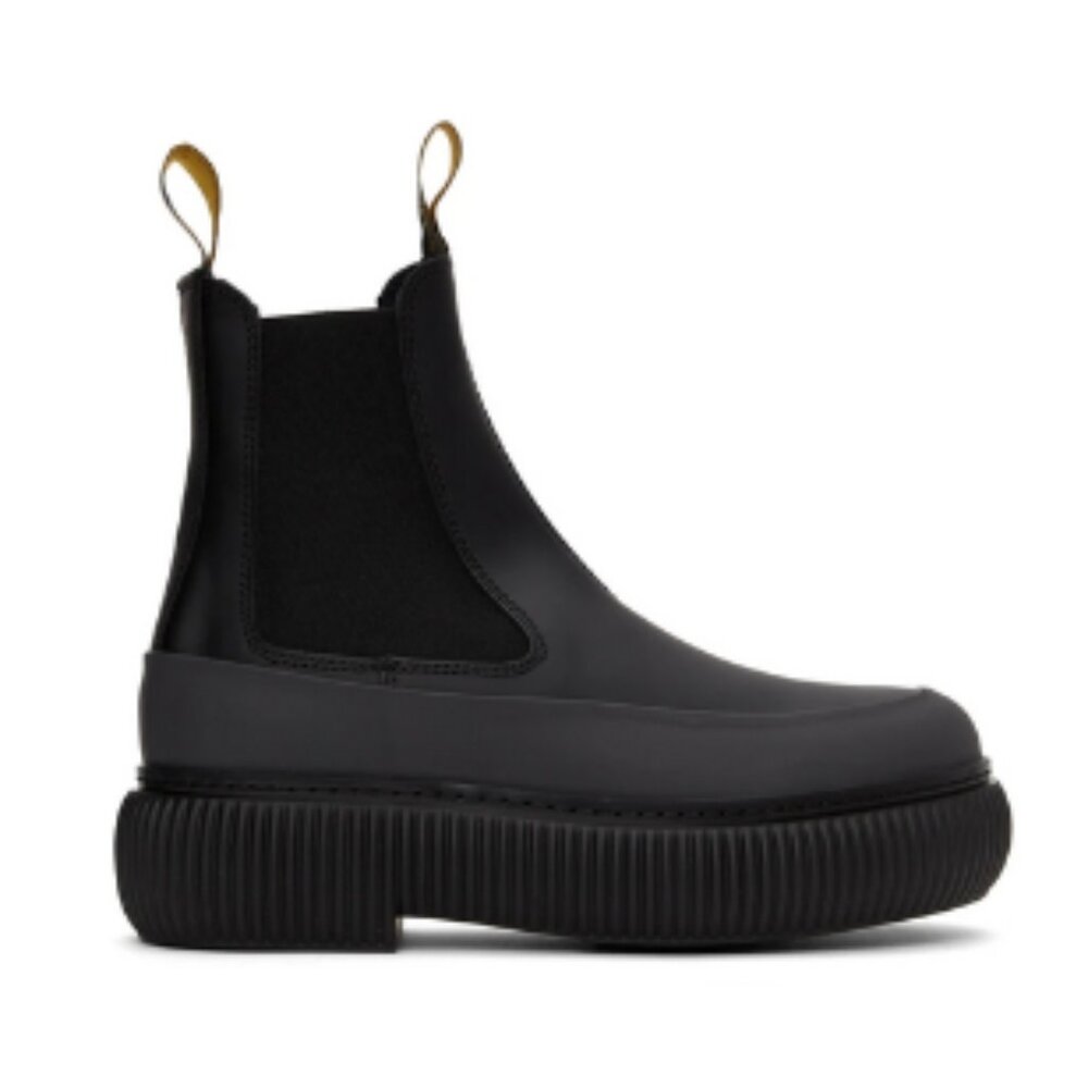 LANVIN Women's Arpege Chelsea Boot Size 36 (US 5) In Black - Picture 1 of 11